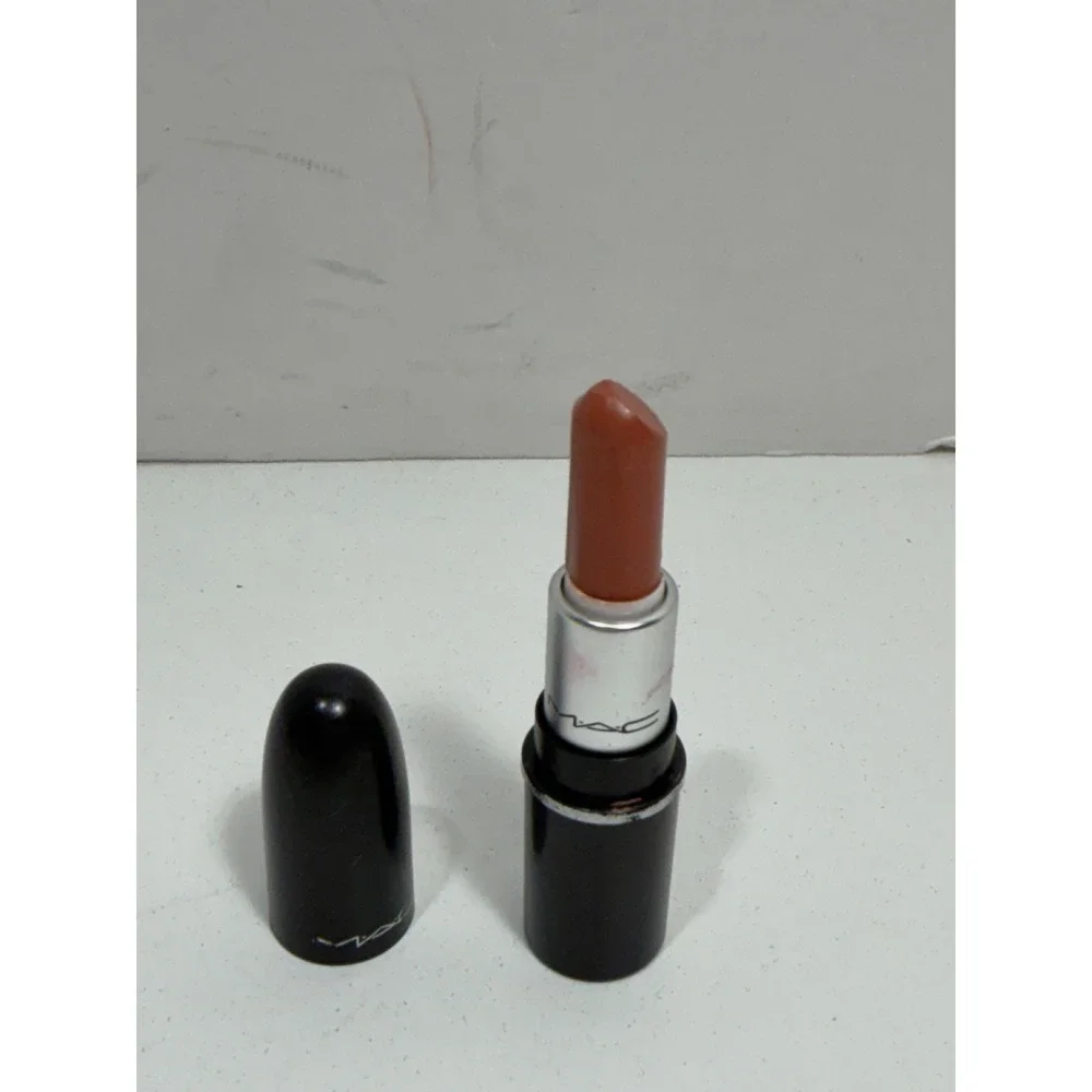 MAC Matte Lipstick Naturally A24 discontinued bullet mini size w/ flaw see picts